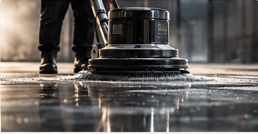 professionelle Bodenreinigungsmaschine