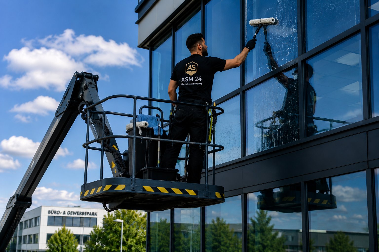 Hebebühne im Einsatz
